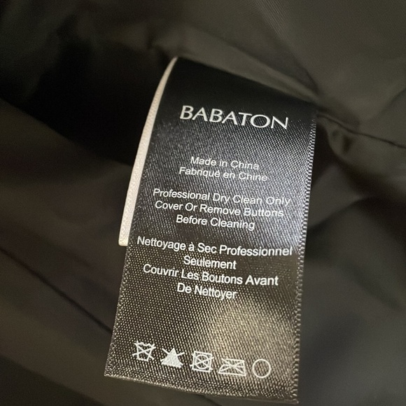 Aritzia Babaton - Wool Pea Coat Jacket - Dark Charcoal - medium - Picture 7 of 16